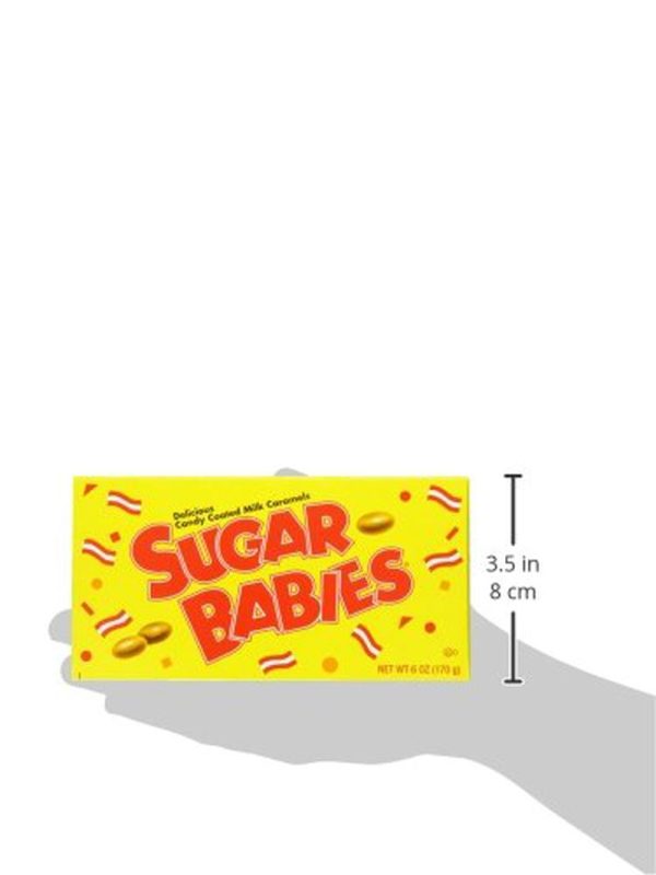 Sugar Babies Theatre Size Boxes, 6 oz. (Pack of 12) candy