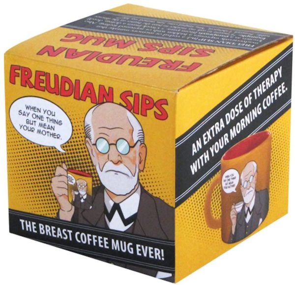 Freudian Sips Coffee Mug - Undo Years Of Repression While You Drink Your Coffee - Comes in a Fun Gift Box