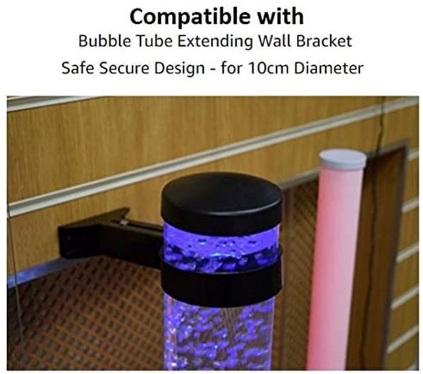 LED Bubble Tube - Fake Fish "Tank" - Floor Lamp with 7 Changing Light Colors - Stimulating Home and Office Décor (3.3 Ft Bubble Tube)
