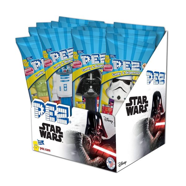 PEZ Candy Star Wars, Assorted Dispensers, 6.96 Oz (Pack of 12)
