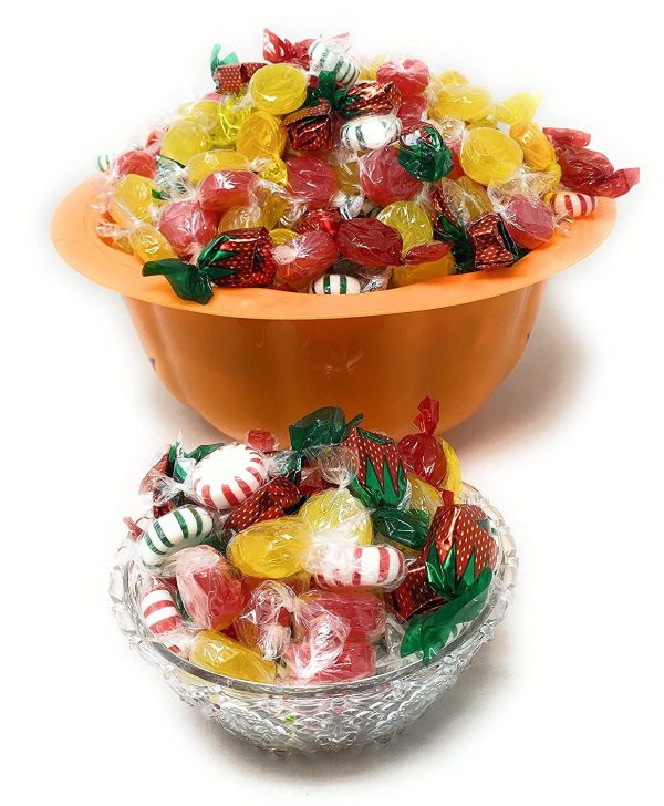 Sweets Party Mix Individually Wrapped Hard Candies Bulk Assortment 7 Flavor Variety Pack 6 Lb 450+pcs (96 Oz)