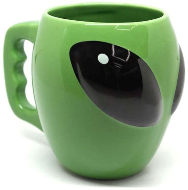 3D Aliens Cup Ceramic Cup Cool Mysterious UFO Conspicuous Ceramic Coffee mug