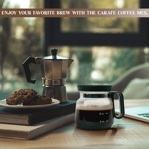 Cool Coffee Pot Mug - 16 oz Unique Coffee Mugs for Home and Office - Funny Novelty Mug
