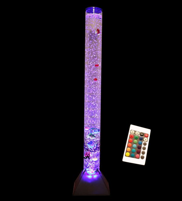 Artificial Tube Aquarium 35" LED 16 Changing Colors Bubble Motion Lamp Fish Tank