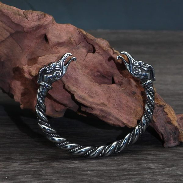 Nordic Viking Dragon Scandinavian Necklace Rune Amulet Viking Jewelry For Men Gift
