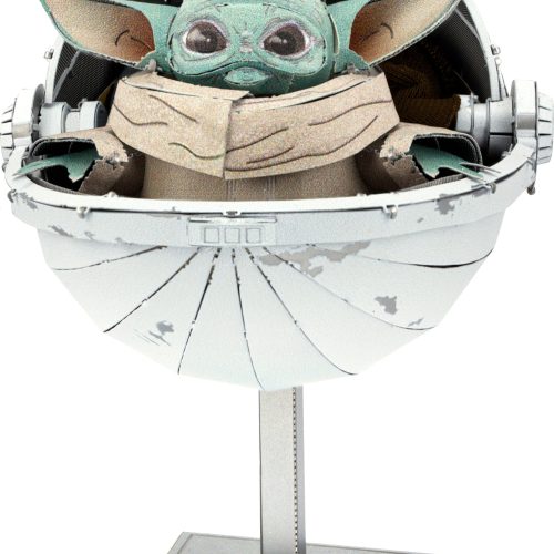 The Mandalorian The Child Grogu Metal Earth Premium Series Star Wars Baby Yoda 3D Metal Model Kit, 3D puzzle, puzzle for adults, 3D puzzle assembly, Christmas Gift, DIY