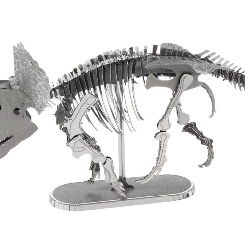 Fascinations Metal Earth Triceratops Dinosaur Skeleton 3D Metal Model Kit, 3D puzzle, puzzle for adults, 3D puzzle assembly, Christmas Gift, DIY